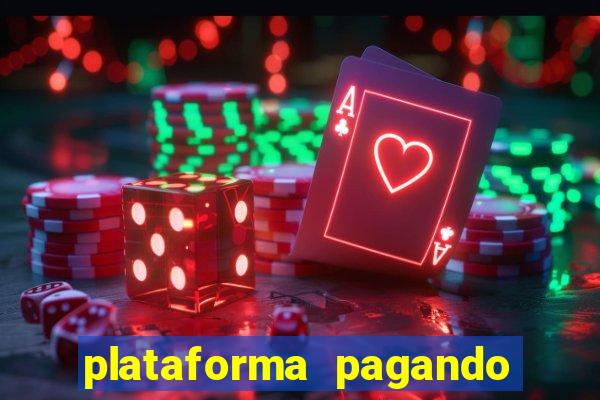 plataforma pagando no cadastro bet